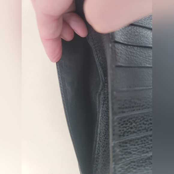 Gucci vintage horsebit accent long continental wallet in black calfskin - Picture 7 of 11